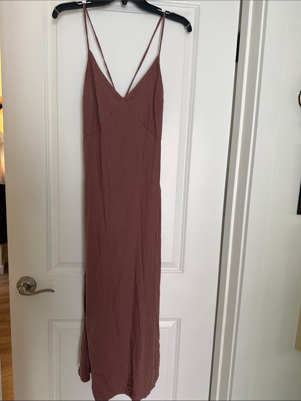 Free People Dusty Mauve Slip Maxi Dress